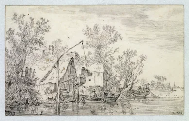 A Wooded River Landscape